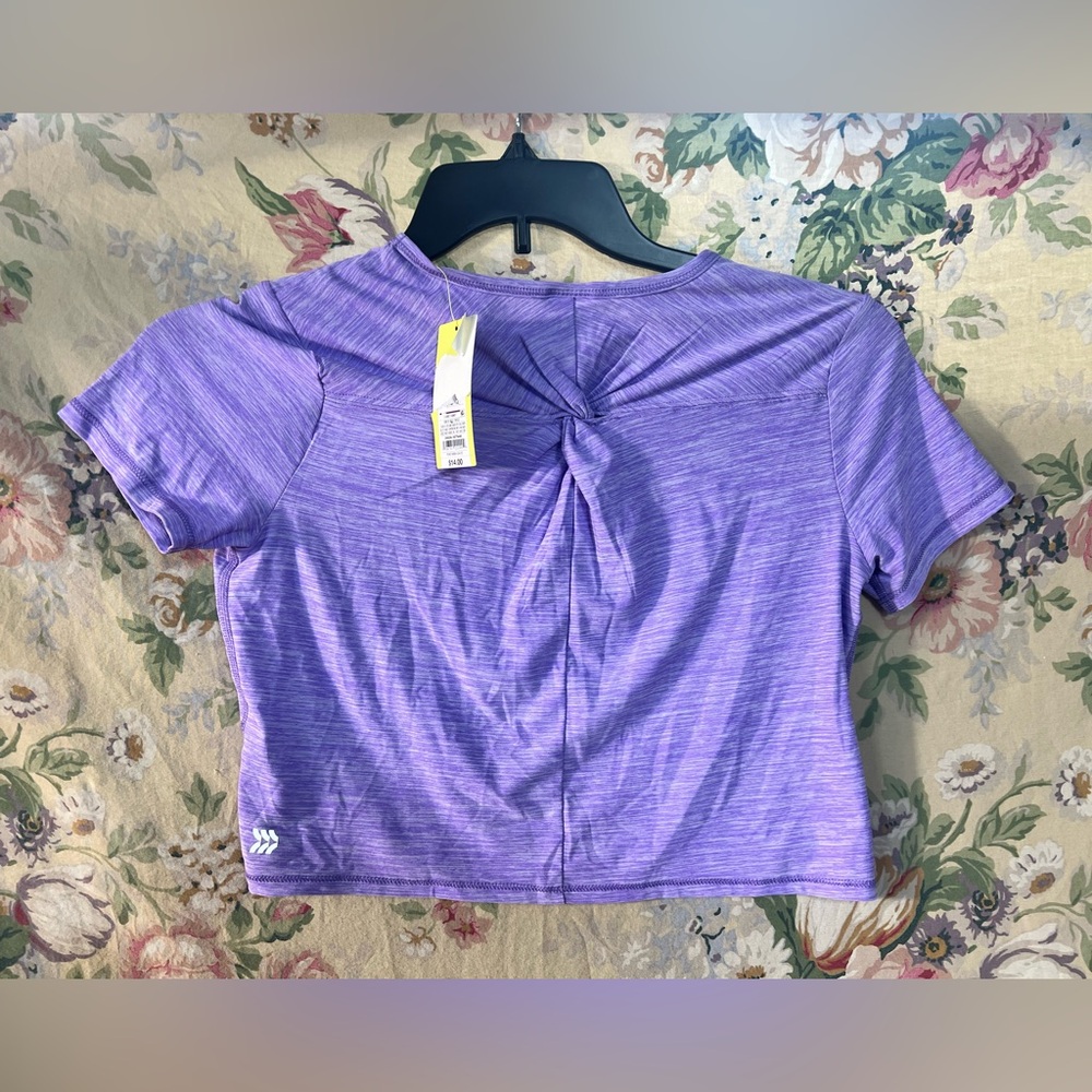 Target Lavender Crop Top - Picture 3 of 9